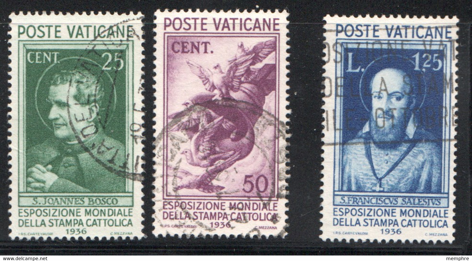 Presse Catholique Sc 49, 50 Et 53 Oblitérés - Used Stamps