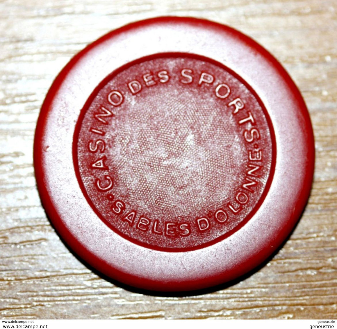 Jeton De Casino De 20 Francs "Casino Des Sports - Les Sables D'Olonne"  Vendée - Casino Token - Casino