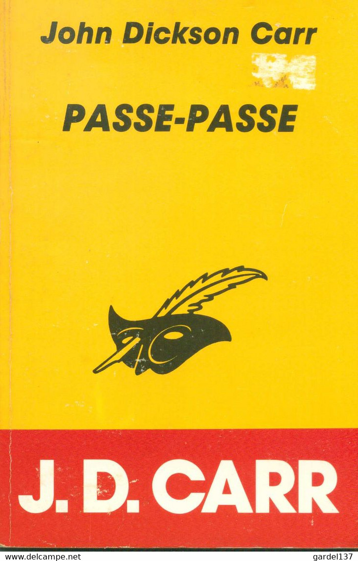 JOHN DICKSON CARR Passe-passe 1949 - Le Masque