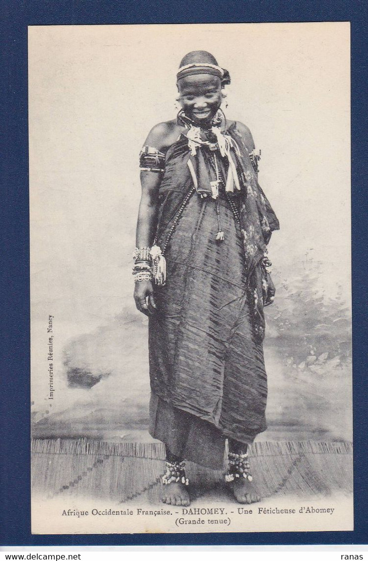CPA Fétiche Fétichisme Afrique Noire Non Circulé Femme Woman Dahomey - Ohne Zuordnung