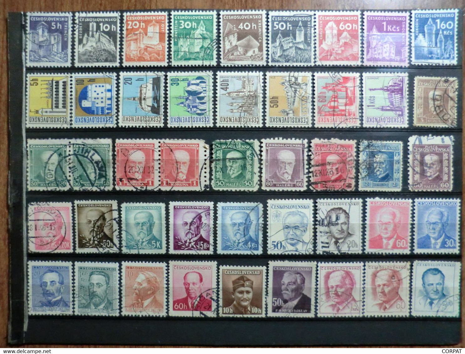 CECOSLOVACCHIA,used  Stamps  (9 Photos) - Lots & Serien