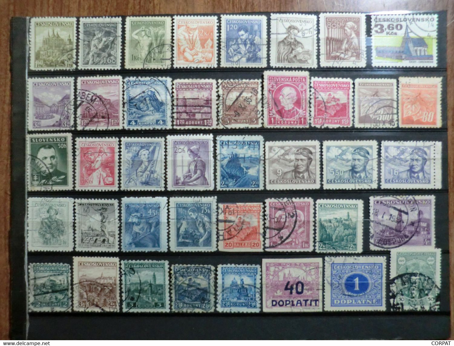 CECOSLOVACCHIA,used  Stamps  (9 Photos) - Collections, Lots & Séries