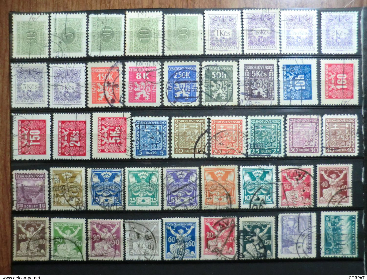 CECOSLOVACCHIA,used  Stamps  (9 Photos) - Collections, Lots & Séries