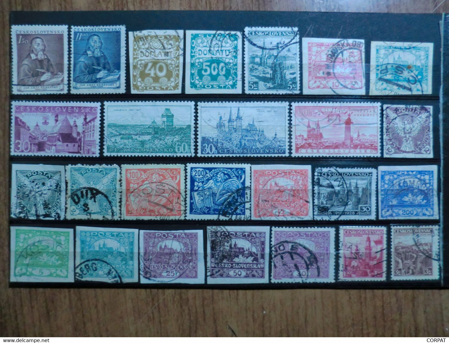 CECOSLOVACCHIA,used  stamps  (9 photos)