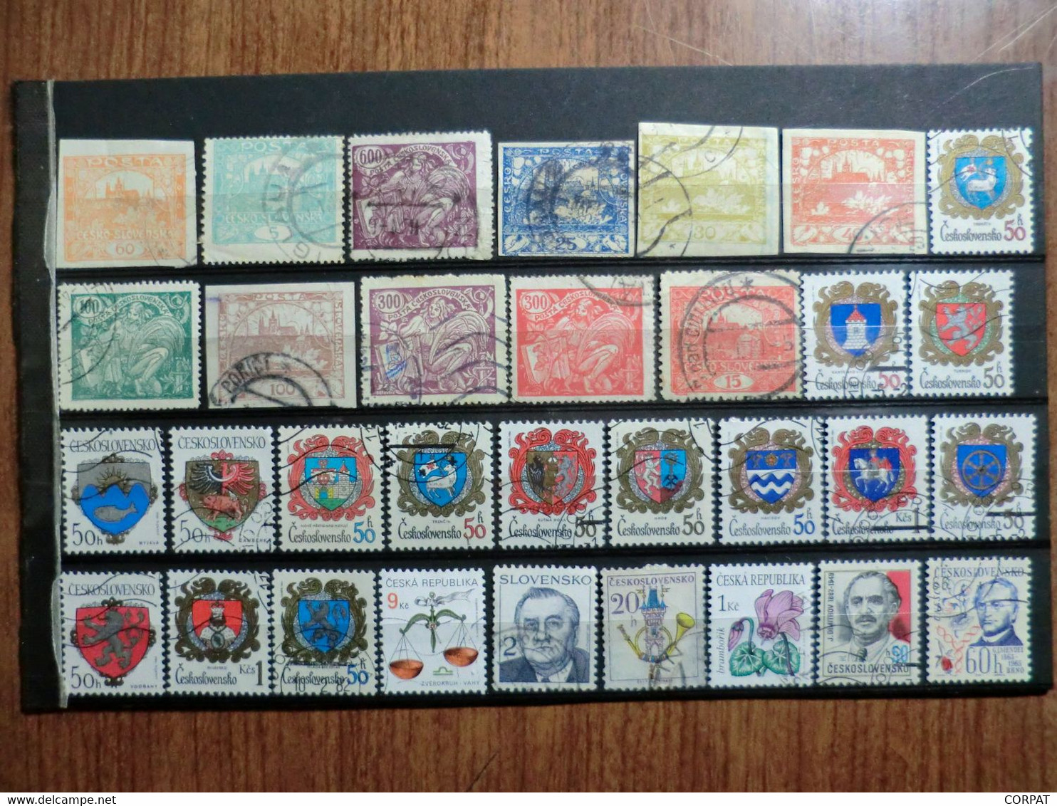 CECOSLOVACCHIA,used  stamps  (9 photos)