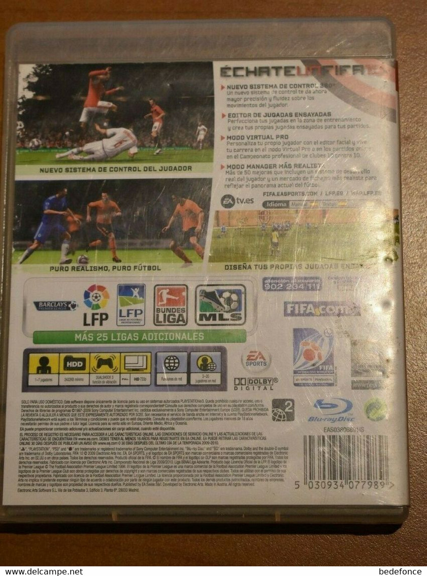 Fifa 10 EA Sports Xavi Benzema - PS3 Blu-ray Disc - édition Espagnole - PS3