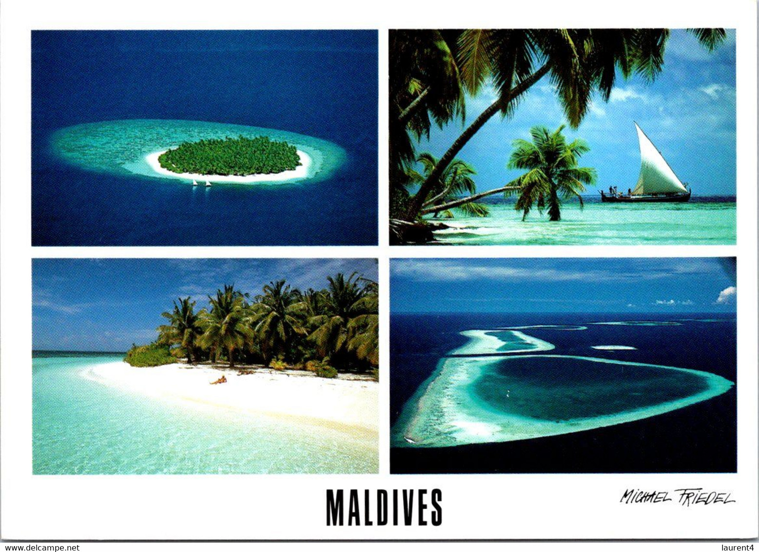 (2 F 51) Maldives Islands (2 Postcards) - Maldives