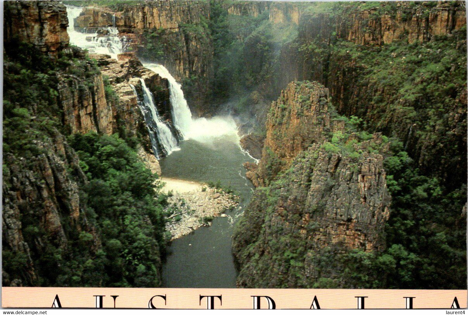 (2 H 55) Australia - NT - Waterfalls (card Is Reduced In Size) - Zonder Classificatie