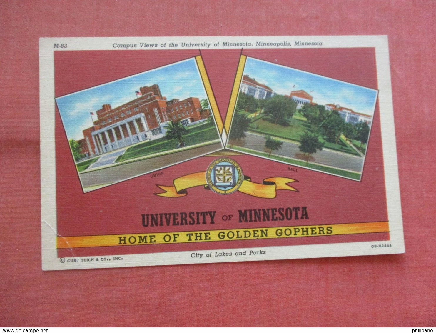 University  Of Minnesota       Minnesota > Minneapolis        Ref 5582 - Minneapolis