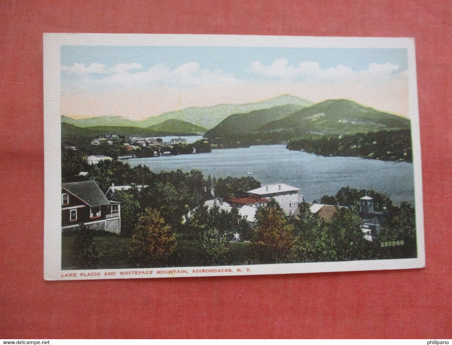 Lake Placid & Whiteface Mountain.   Adirondack  New York        Ref 5582 - Adirondack