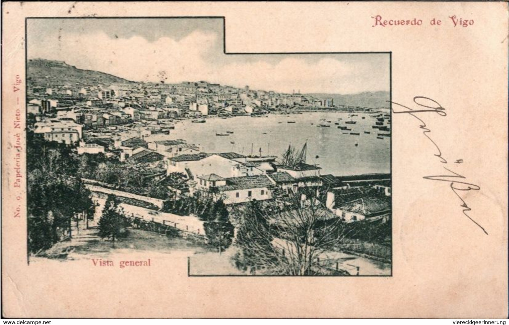 ! Alte Ansichtskarte Recuerdo De Vigo, 1903 - Pontevedra