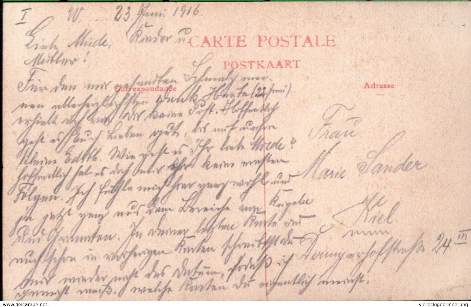 ! [51] Cpa Cormicy Aisne, La Gare, Bahnhof, 1916 - Gares - Sans Trains