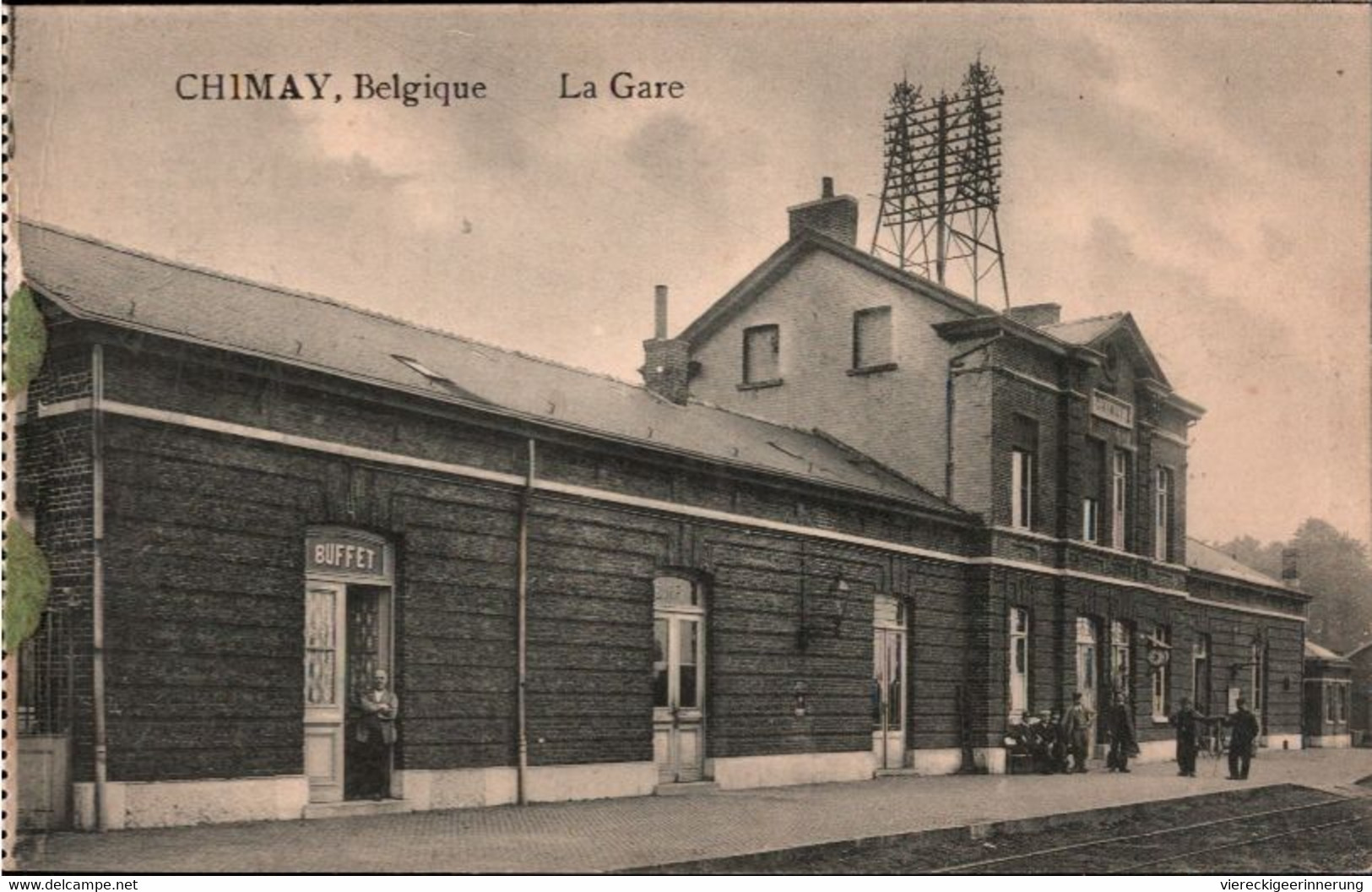 !  Cpa Chimay, La Gare, Bahnhof, Belgien - Stations - Zonder Treinen