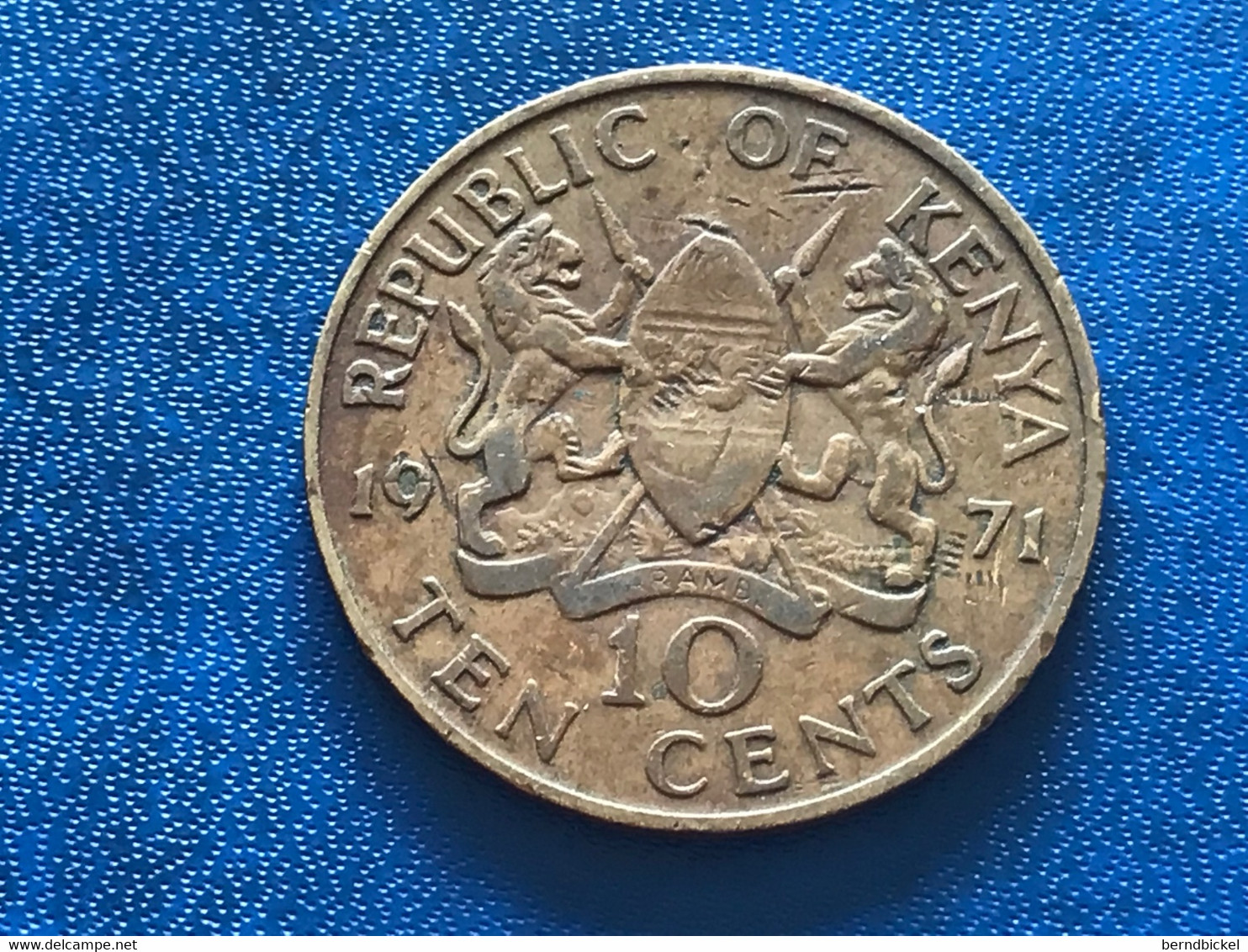 Umlaufmünze Kenia 10 Cents 1971 - Kenya