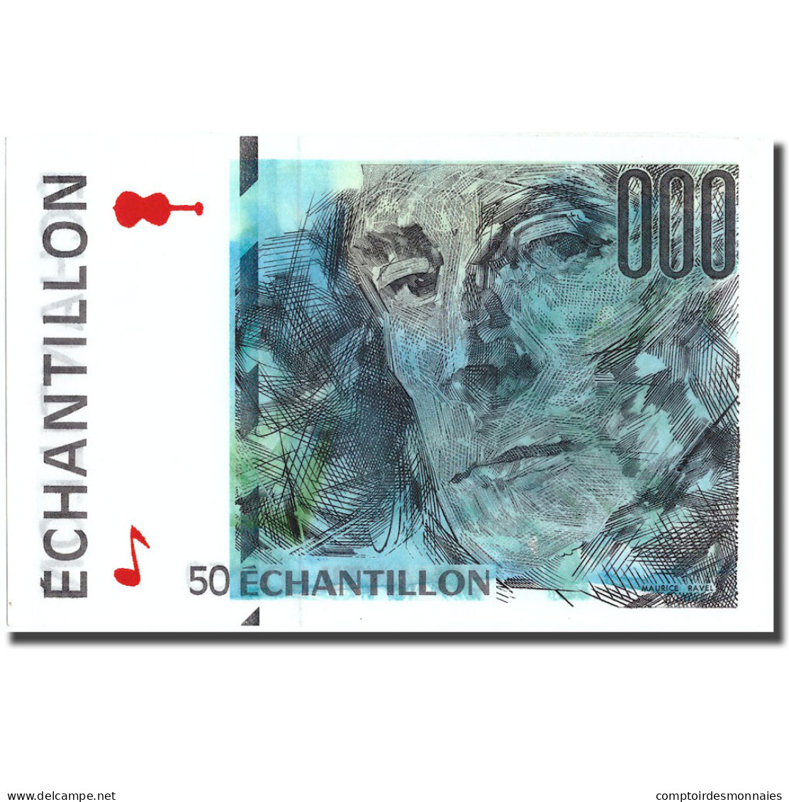 France, 50 Francs, échantillon, SUP+ - Fouten