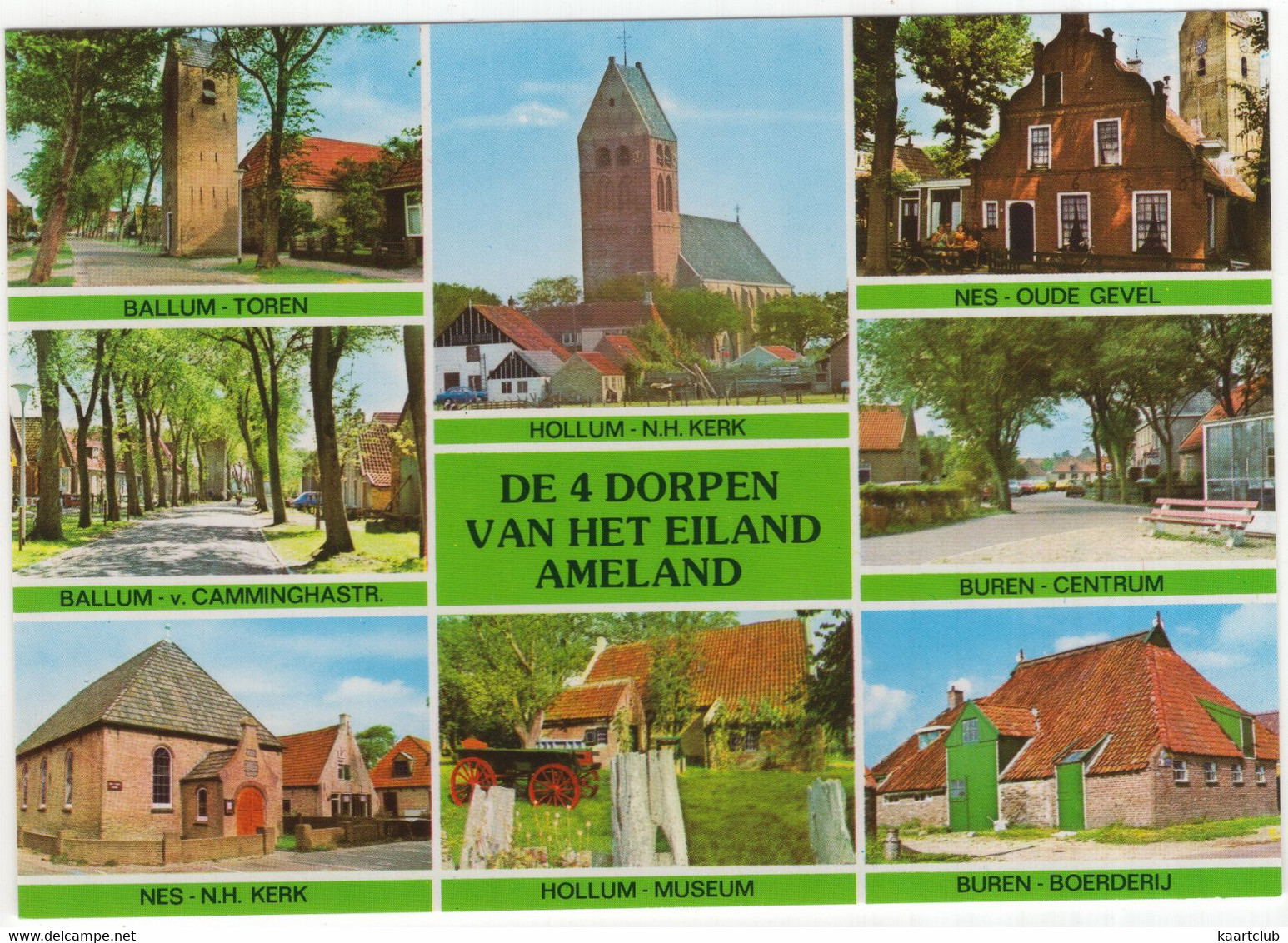 De 4 Dorpen Van Het Eiland Ameland - (Wadden, Nederland / Holland) - AMD 40 - Ameland