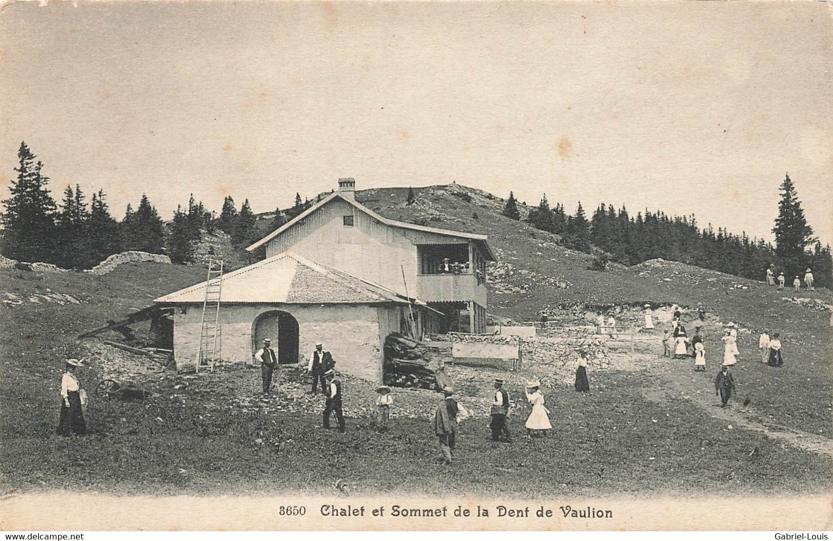 Chalet Et Sommet De La Dent De Vaulion Animée - Vaulion