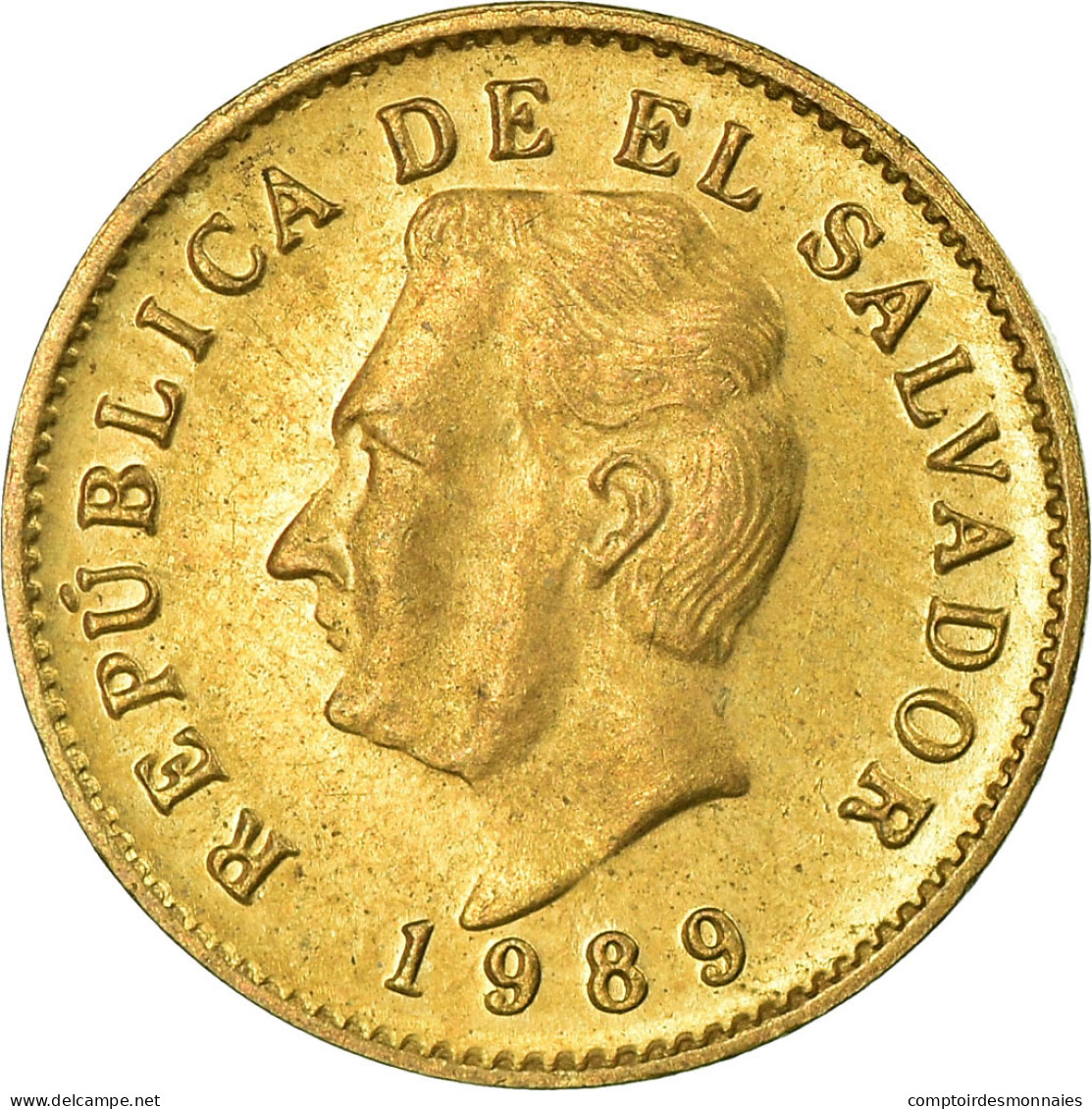 Monnaie, El Salvador, Centavo, 1989, Vereinigte Deutsche Metall, Germany, TTB - El Salvador