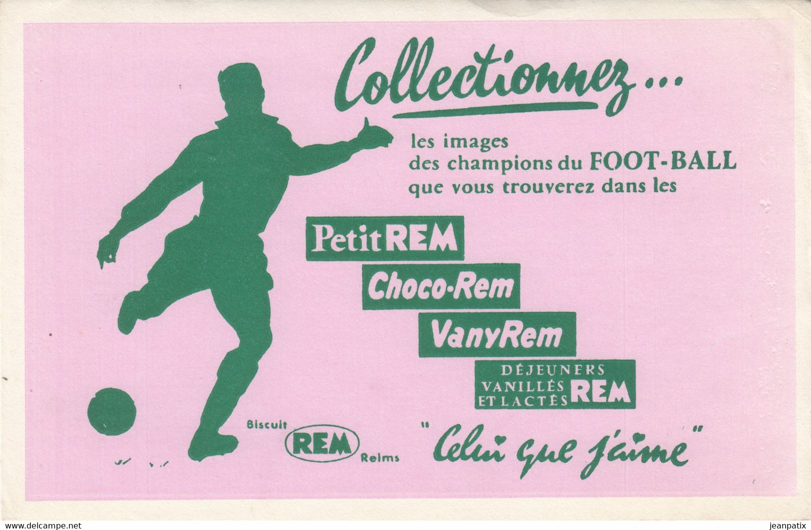 BUVARD & BLOTTER -  Choco REM Reims - Collectionnez Les Images Des Champions De FOOTBALL - Other & Unclassified