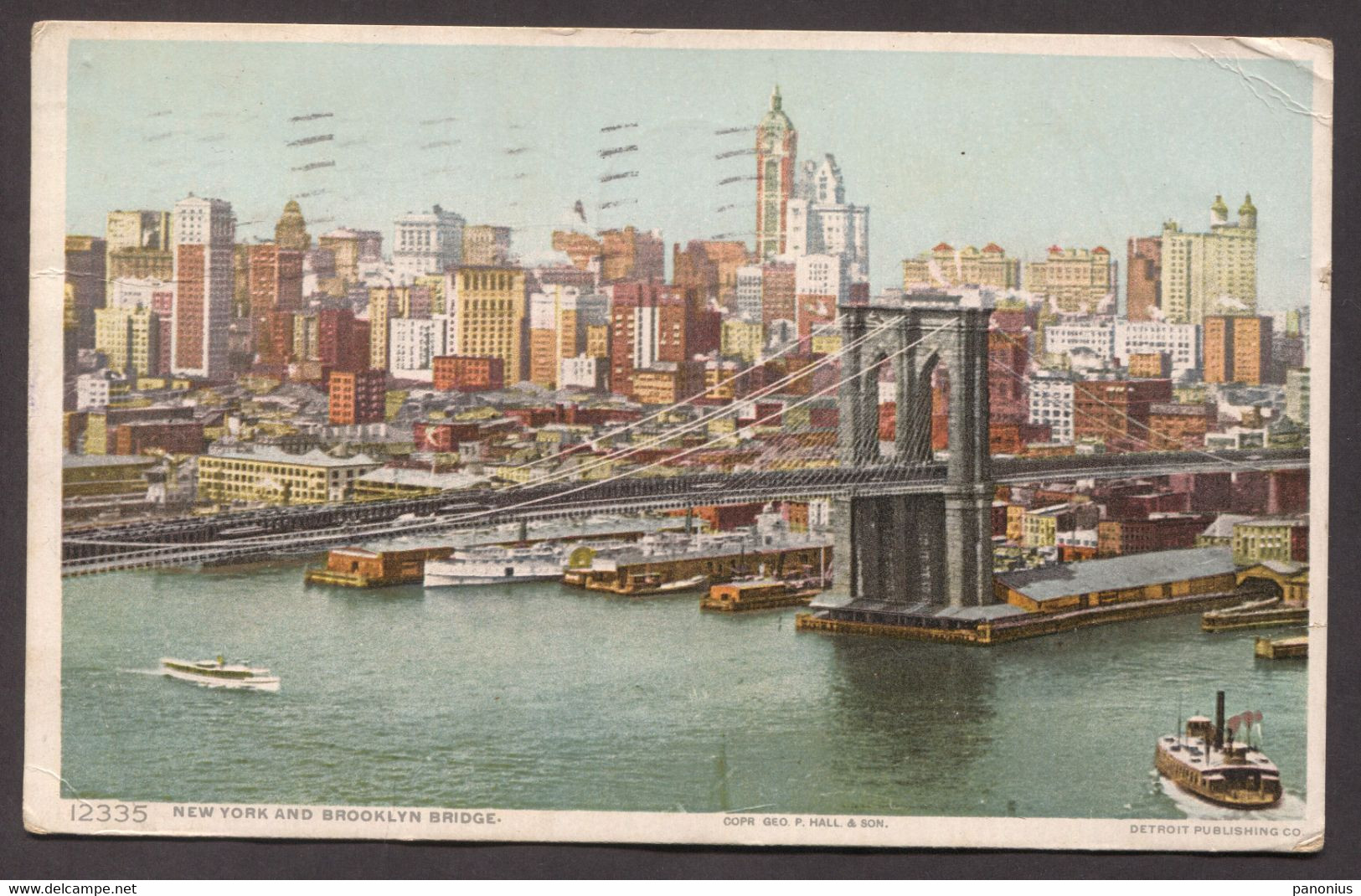 United States - New York Brooklyn Bridge, Year 1912 - Brücken Und Tunnel