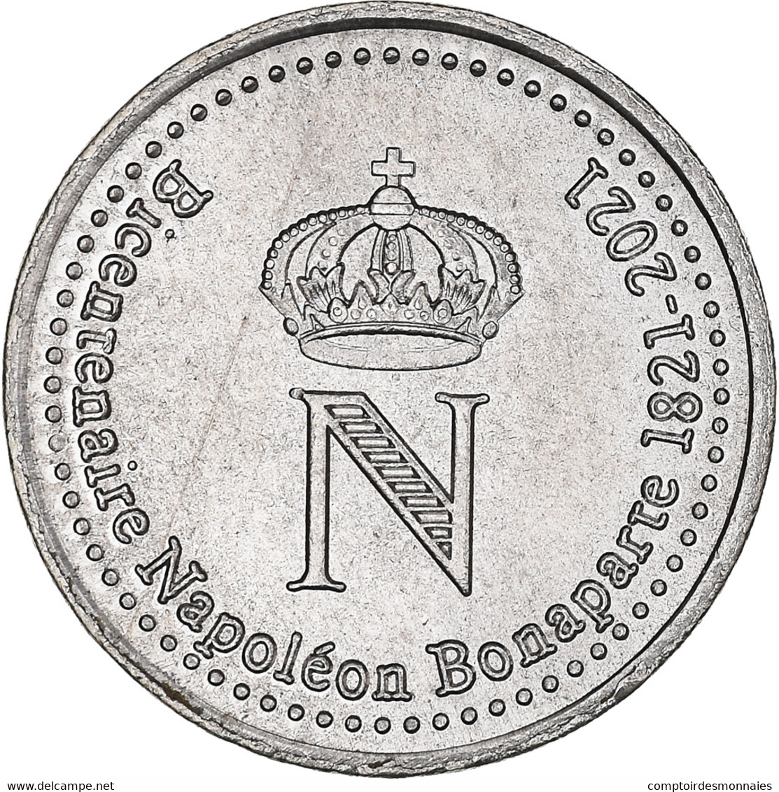 Monnaie, France, Essai Fantaisie, Centime, 2021, ST Hélène.Napoléon, SPL - Probedrucke