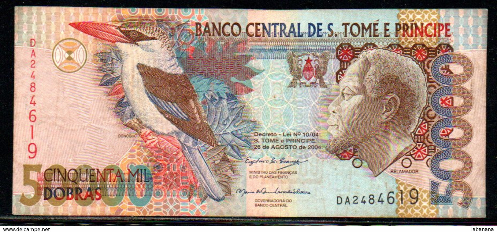 659-Saint-Thomas Et Prince 50 000 Dobras 2004 DA248 - Sao Tomé Et Principe