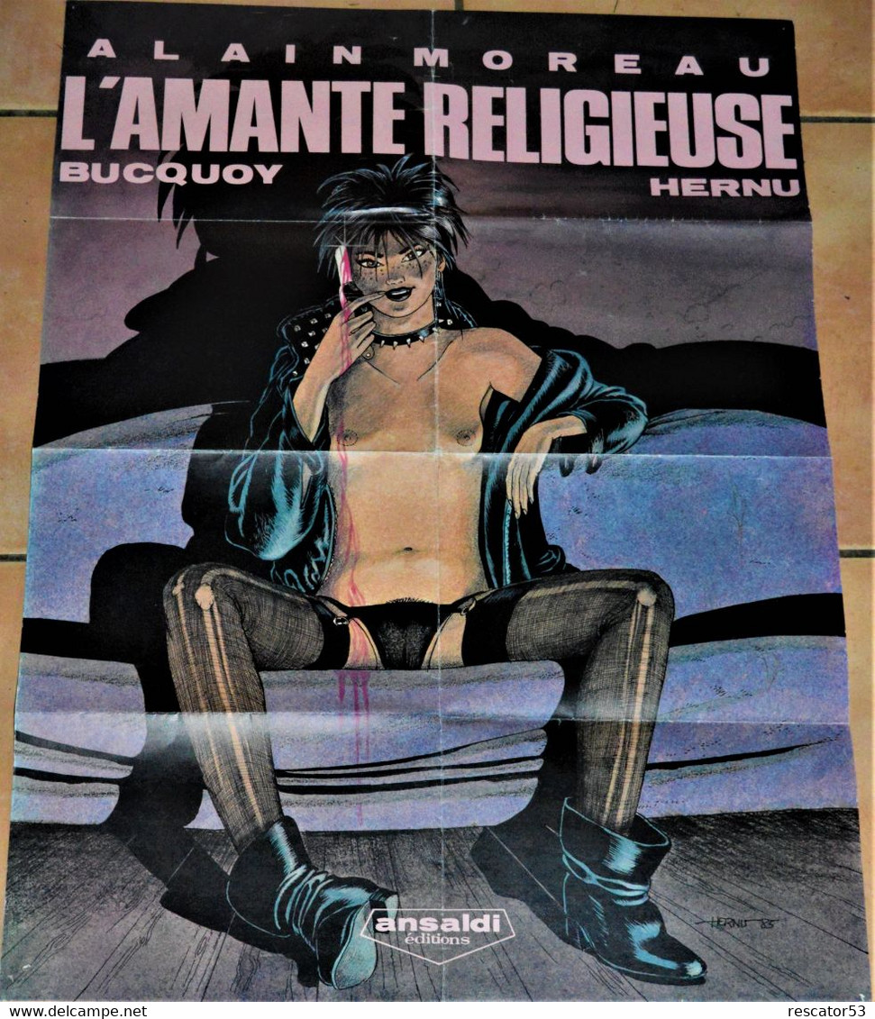 Affiche Originale Sexy  L'amante Religieuse Format 50 X 70 Cm - Affiches & Posters