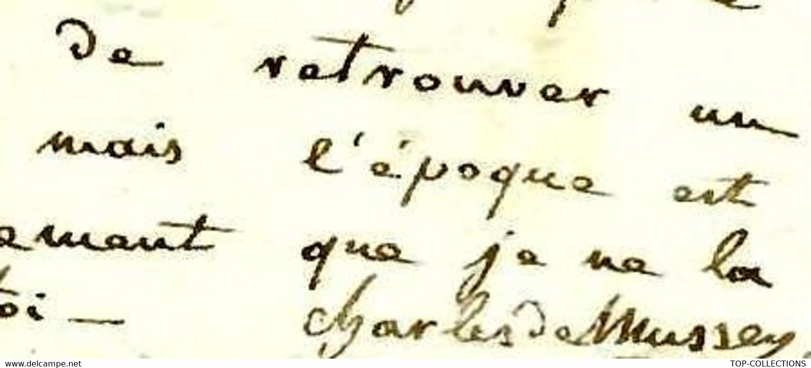 1803  Charles De Mussey à Paris Pour Delaroche Michel CORRESPONDANCE SIGNEE - Other & Unclassified