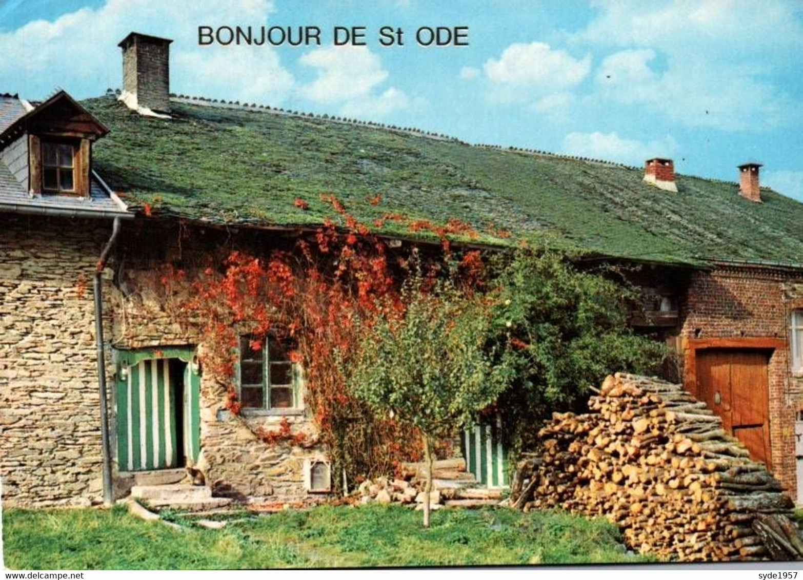 Bonjour De Ste Ode - ARDENNES PITTORESQUES, VIEILLE MAISON - Sainte-Ode