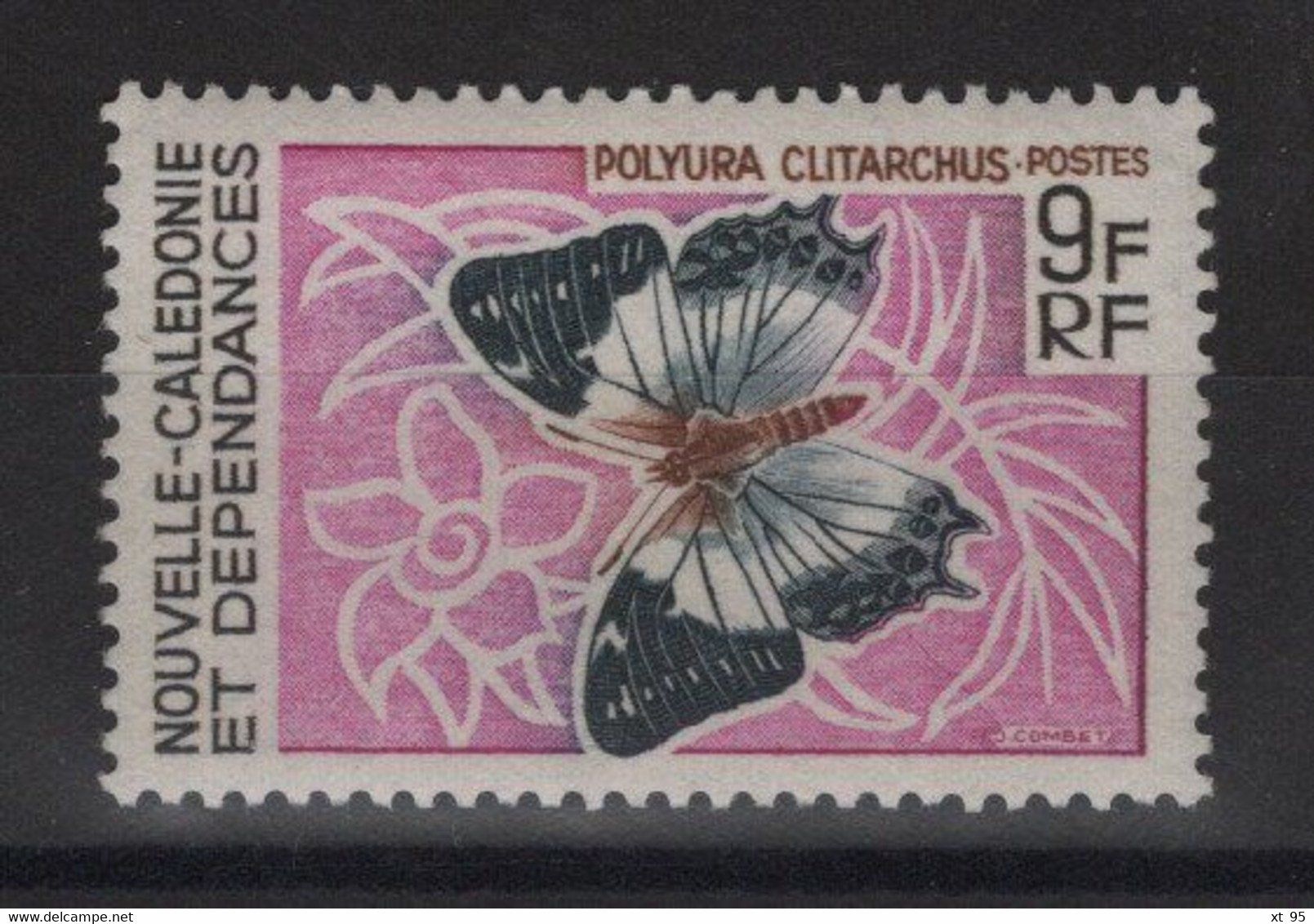 Nouvelle Caledonie - N°342 - Papillon - Cote 6.50€ - ** Neuf Sans Charniere - Neufs