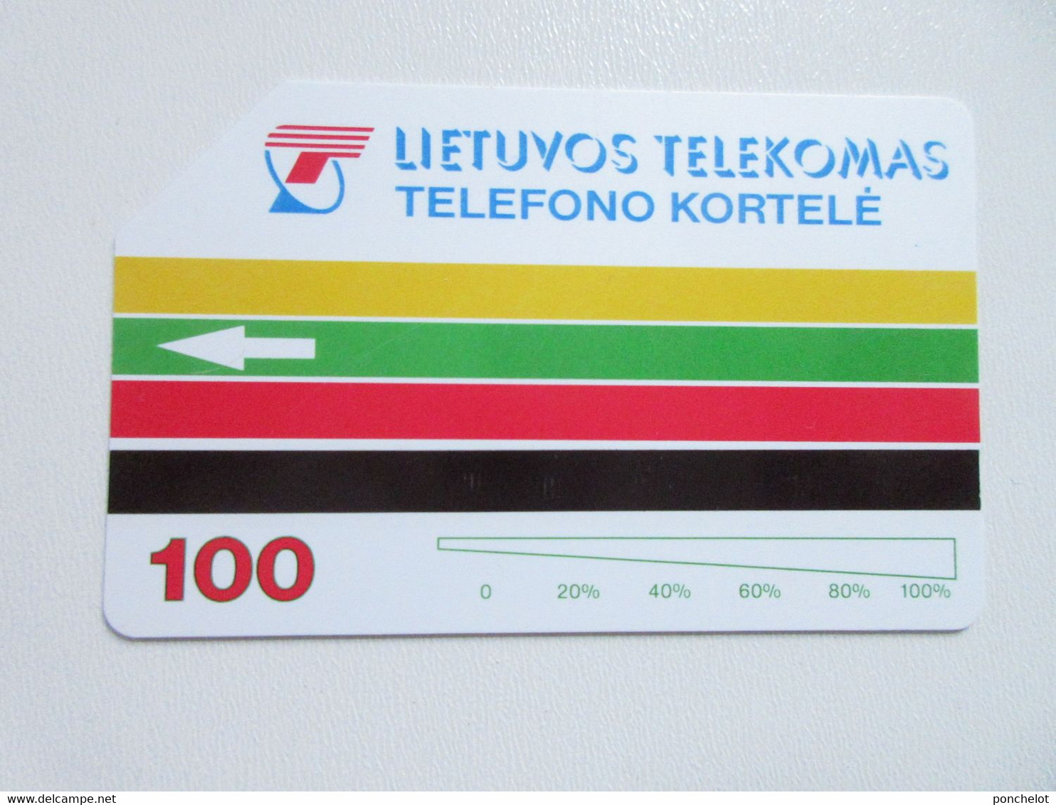 TC LITUANIE LIETUVOS TELEKOMAS 100 ANS 1896 1996 VILNIUJE Télephone - Téléphones