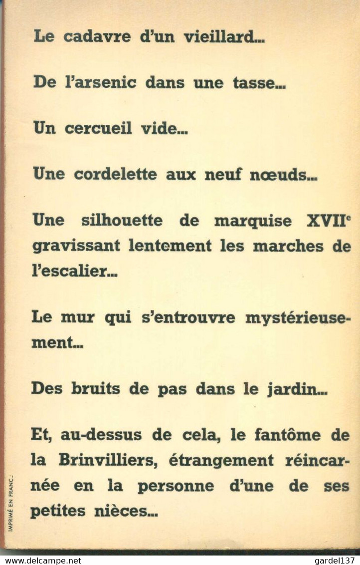 JOHN DICKSON CARR La Chambre Ardente 1937 - Le Masque