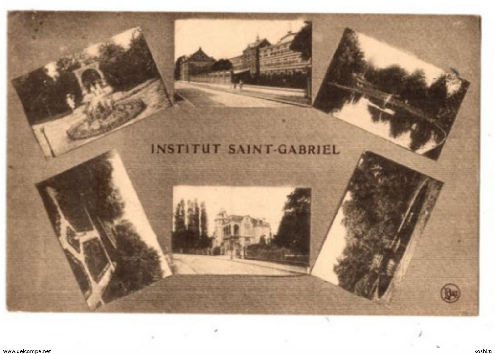 BOECHOUT - Instituut Sint Gabriël - Verzonden 1934 - Publiciteitskaart Voor De School - Boechout