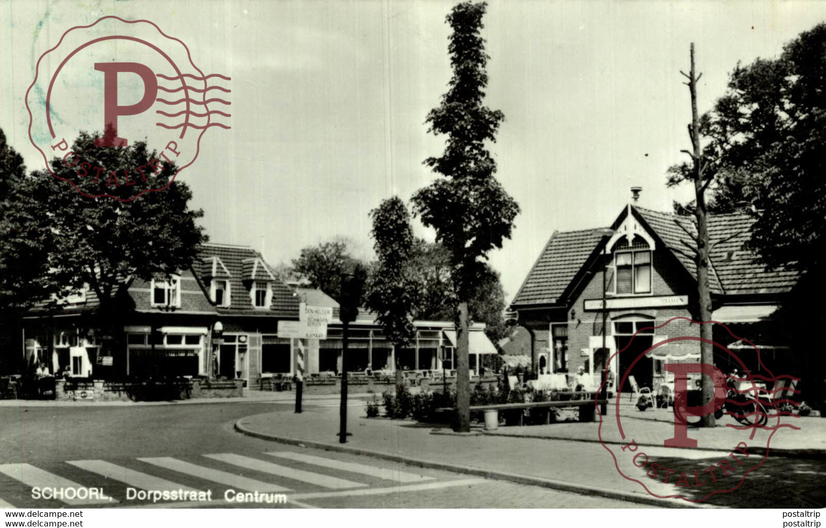 ECHTE FOTO  SCHOORL DORPSSTRAAT CENTRUM - Schoorl