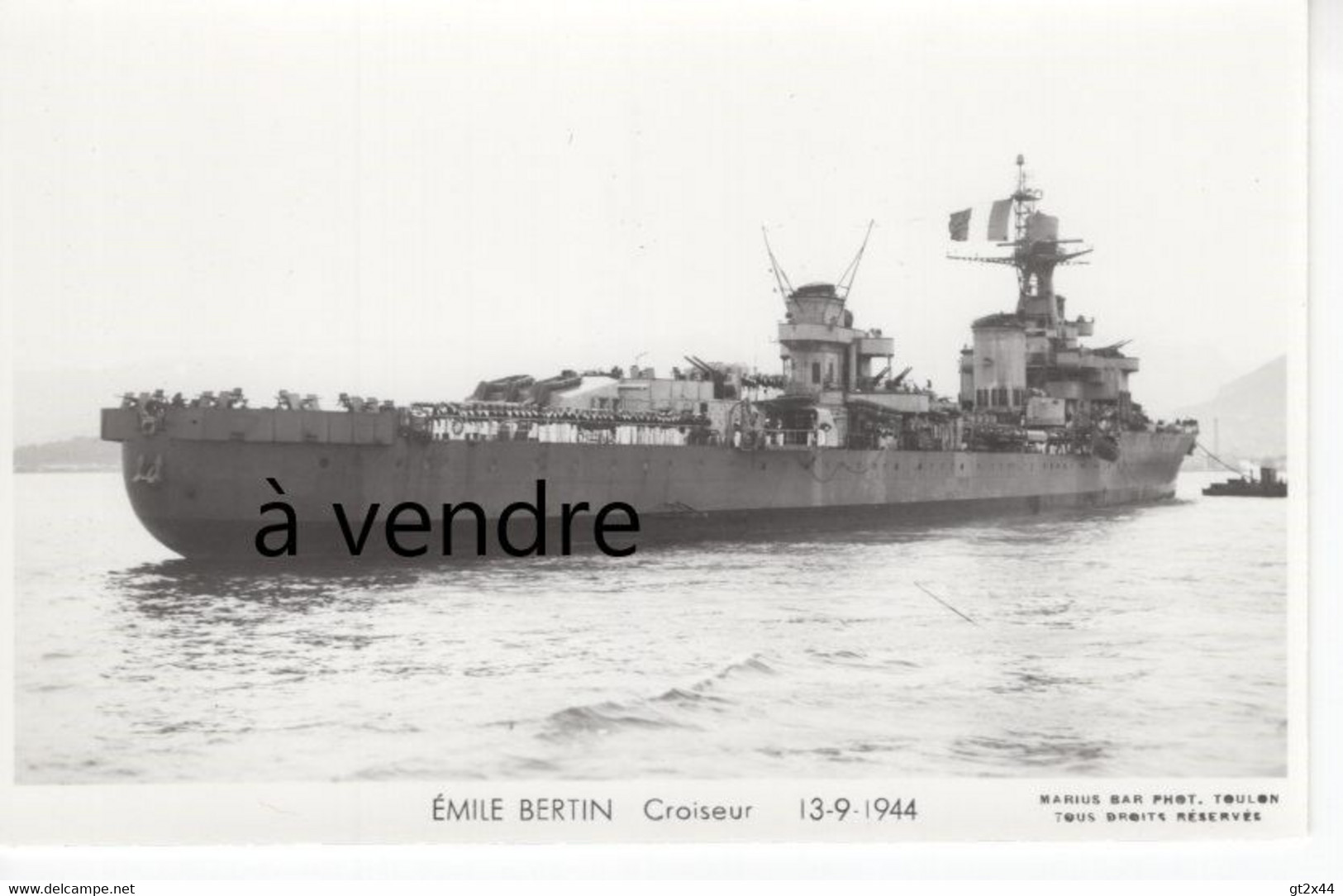 ÉMILE BERTIN, Croiseur, 13-9-1944 - Warships