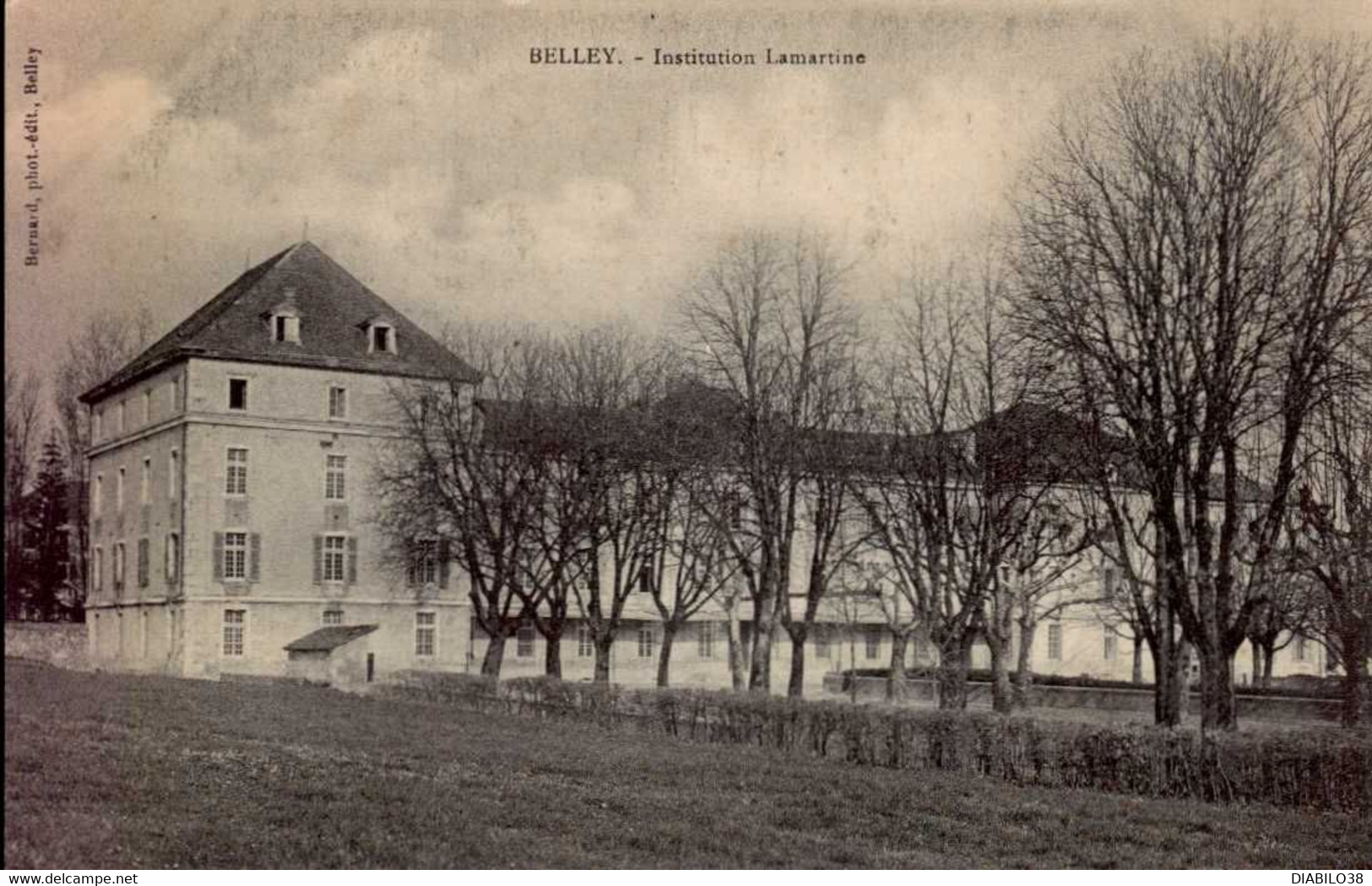 BELLEY   ( AIN )   INSTITUTION LAMARTINE - Belley