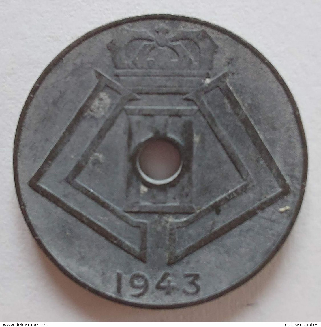 Belgium 1943 - 10 Centiem Zink/Jespers FR/VL - Leopold III - Morin 493 - Pr - 10 Centimes