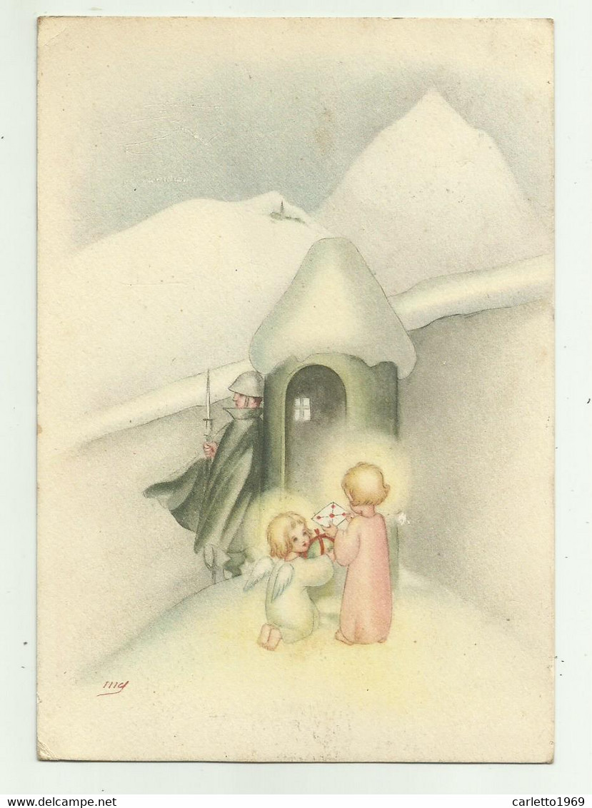 NATALE 1936 SENTINELLA D'ITALIA ILLUSTRATA MY  - VIAGGIATA FG - Otros & Sin Clasificación