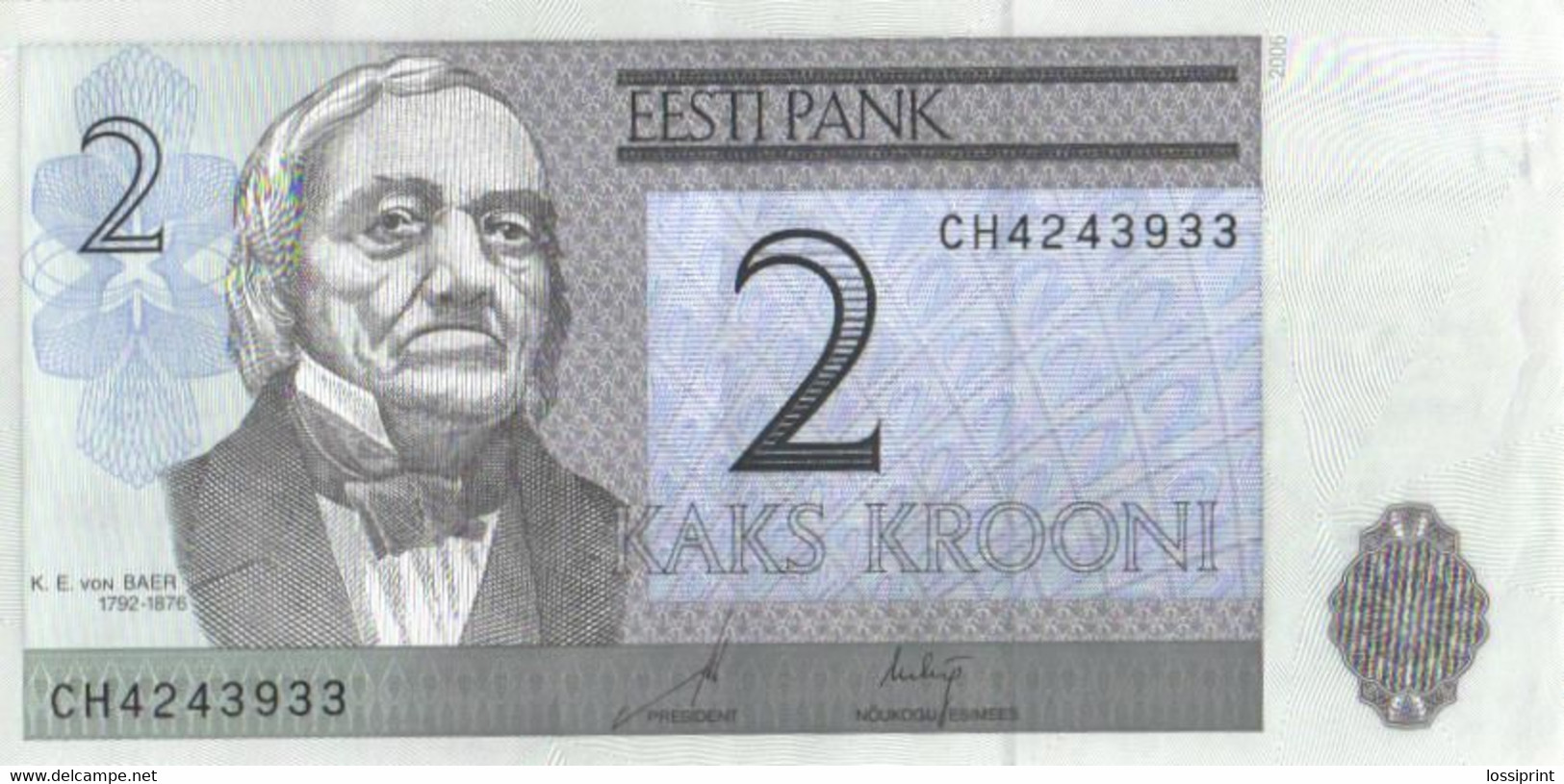 Estonia:2 Krooni 2006 - Estonie