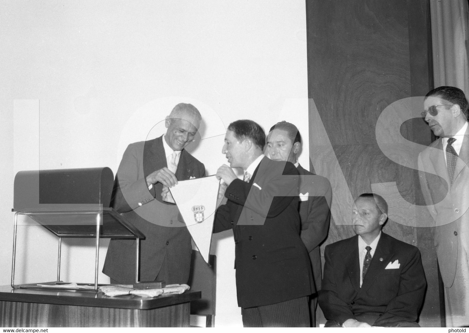 1956 ACADEMIA BRASILEIRA LETRAS PEREGRINO JUNIOR PORTUGAL BRASIL  ORIGINAL SET 60mm NEGATIVE NOT PHOTO FOTO LCAS214 - Non Classés