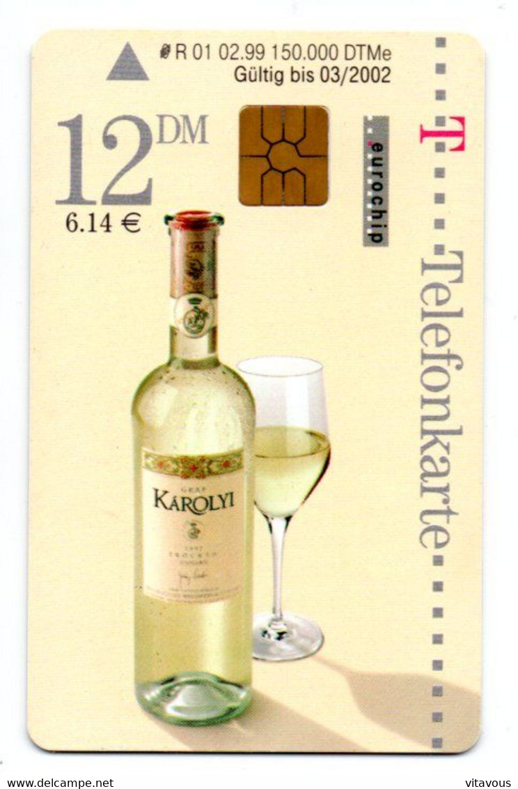 Vin Wine Graf Karolyi Télécarte Puce Allemagne R01  - 1999 Phonecard   (G 866). - R-Series: Regionale Schalterserie