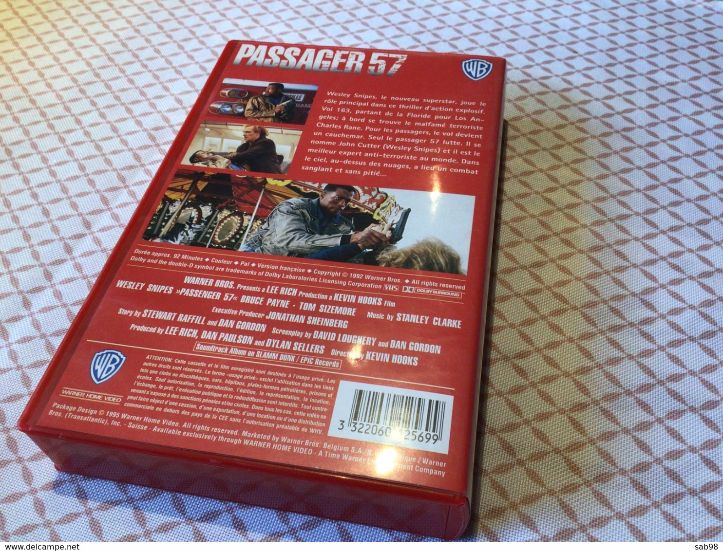 Passager 57 Wesley Snipe VHS Originale Action Collection De 1995  Warner Bros - Actie, Avontuur