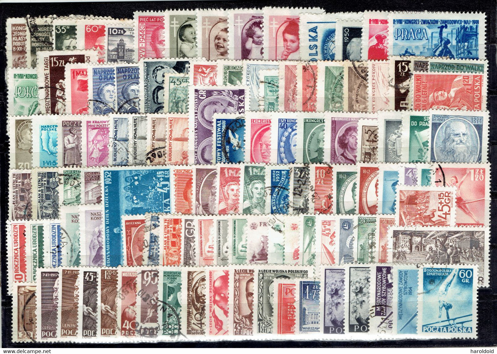 Pologne - Lot Fond De Collection - TP Entre Le N°554 Et 758 - X Et OB - De B à TB - 1948 - Collections