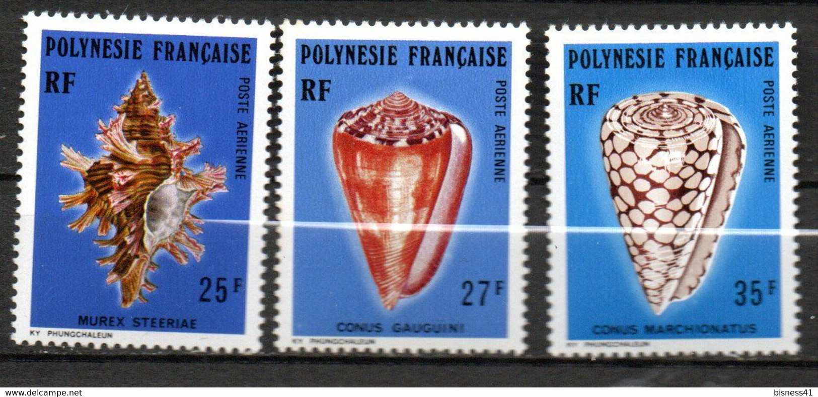 Col24 Polynésie Coquillage PA N° 114 à 116 Neuf XX MNH Cote 9,90€ - Neufs