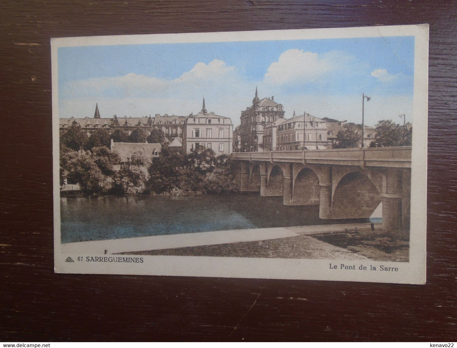 Sarreguemines , Le Pont De La Sarre "" Belle Paire De Timbres "" - Sarreguemines