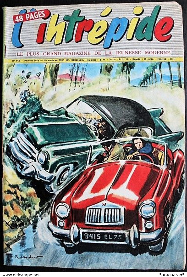 L'intrépide (2ème Série) - N° 445 - 07 Mai 1958 - L'Intrépide