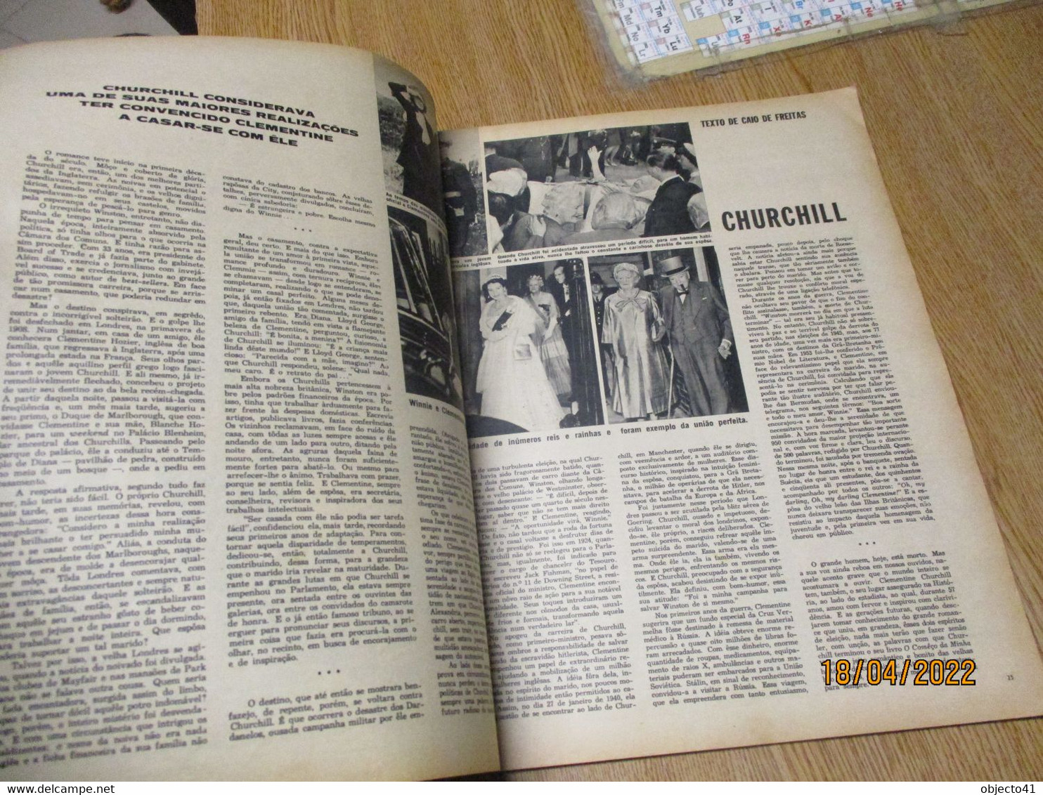 Old Magazine Winston Churchill 1965 Brasil - Other & Unclassified