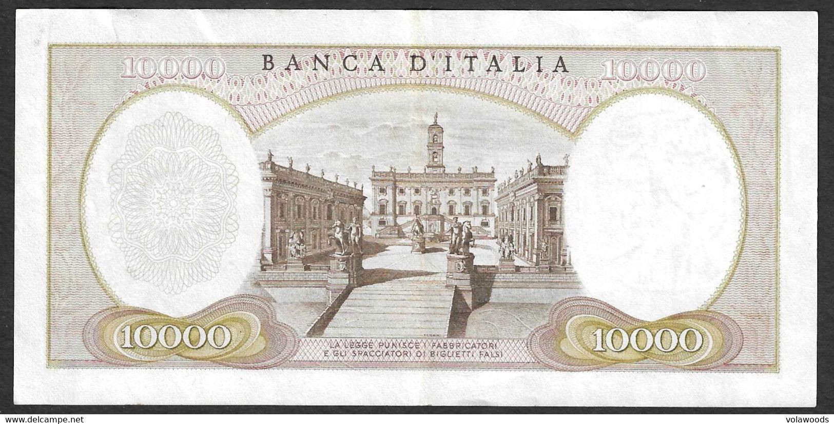 Italia - Banconota Circolata Da 10.000 Lire "Michelangelo" P-97a SOSTITUTIVE - 1962 #19 - 10.000 Lire
