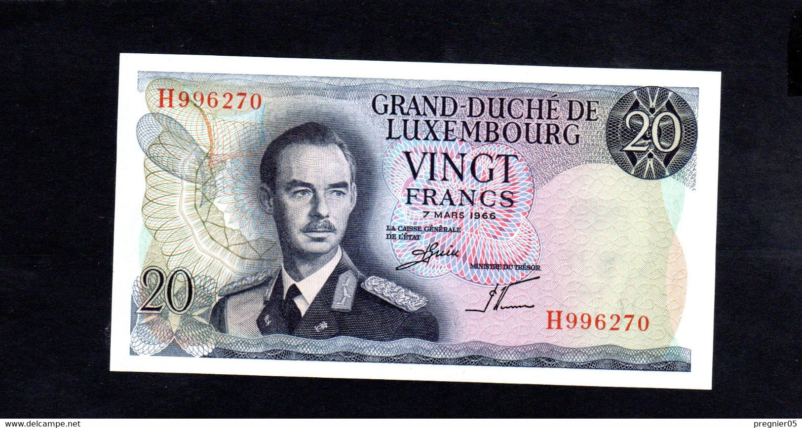 LUXEMBOURG " Baisse De Prix " Billet 20 Francs 1966 NEUF/UNC P.54H - Luxembourg