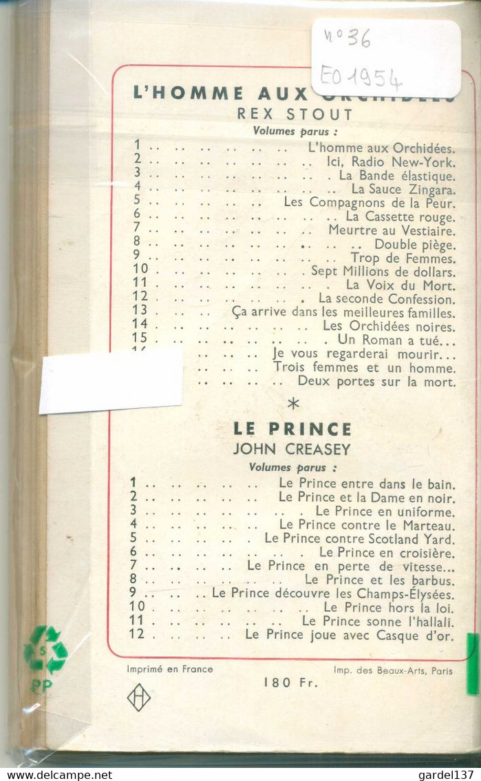 Leslie Charteris Le Saint Découvre Le Virus 13 1954 EO - Arthème Fayard - Le Saint